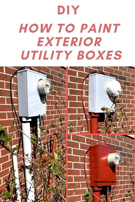 painting junction boxes|painting utility boxes in yard.